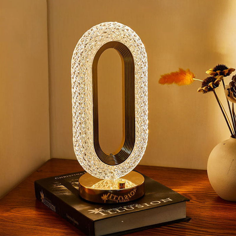✨ Rechargeable Luxury Crystal LED Night Light