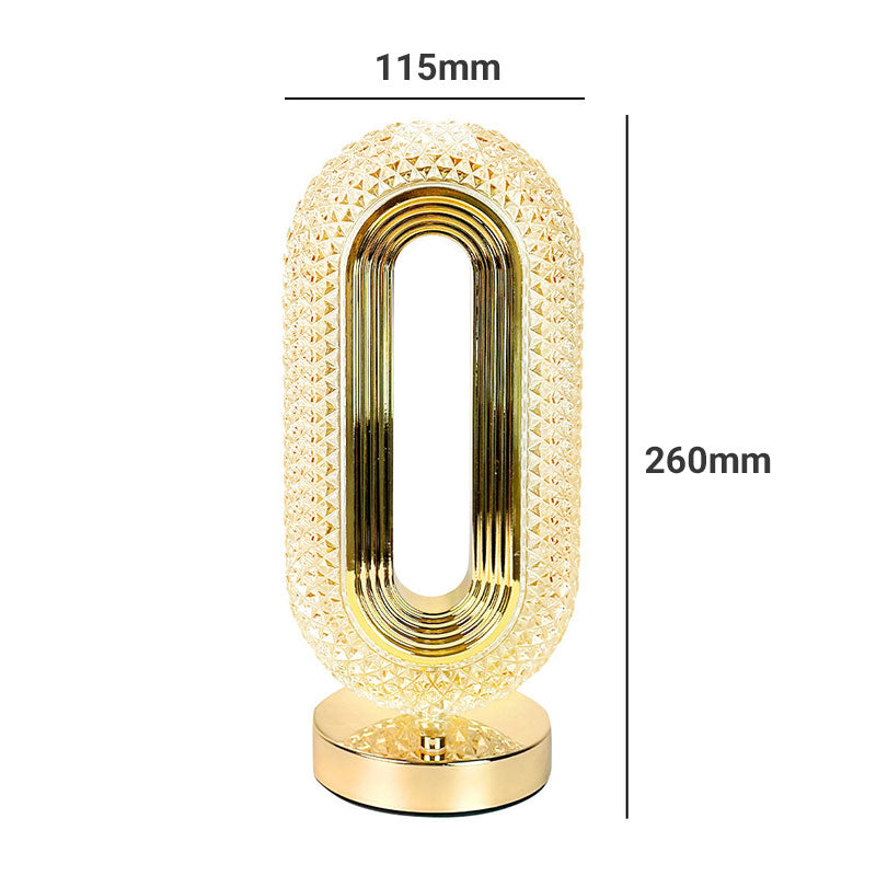 ✨ Rechargeable Luxury Crystal LED Night Light