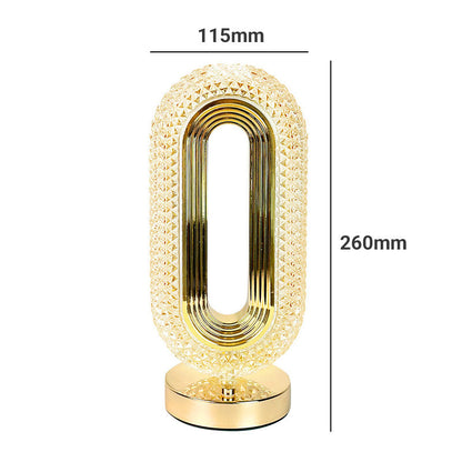 ✨ Rechargeable Luxury Crystal LED Night Light