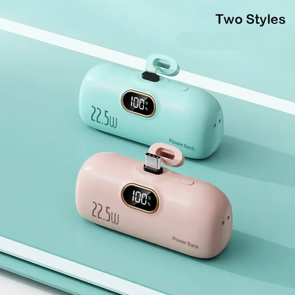 🔋40% OFF NOW! ✨ 5000mAh Mini Portable Phone Power Bank – Ultra-compact & dual USB ports – Fast charging, lightweight – perfect for travel, commute or emergency top-ups 📱