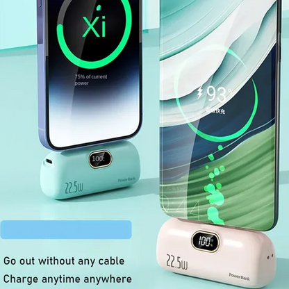 🔋40% OFF NOW! ✨ 5000mAh Mini Portable Phone Power Bank – Ultra-compact & dual USB ports – Fast charging, lightweight – perfect for travel, commute or emergency top-ups 📱