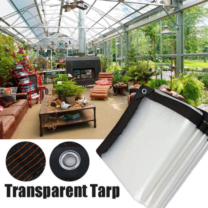 🌧️🛡️49% OFF – Sturdy & Transparent Waterproof Tarpaulin | UV-resistant, tear-resistant and perfect for garden, balcony, car and outdoor protection 🌧️🛡️