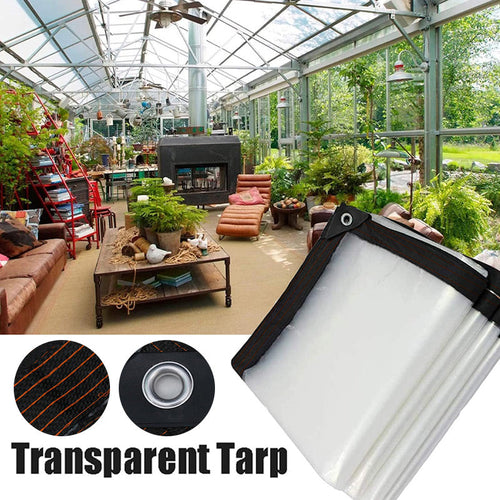🌧️🛡️49% OFF – Sturdy & Transparent Waterproof Tarpaulin | UV-resistant, tear-resistant and perfect for garden, balcony, car and outdoor protection 🌧️🛡️