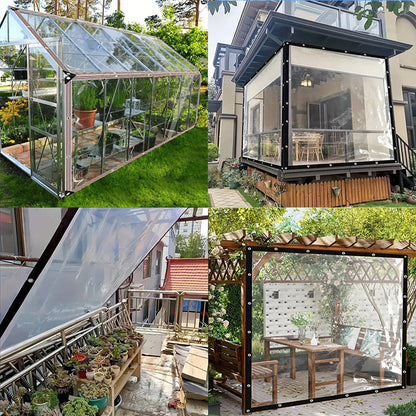 🌧️🛡️49% OFF – Sturdy & Transparent Waterproof Tarpaulin | UV-resistant, tear-resistant and perfect for garden, balcony, car and outdoor protection 🌧️🛡️