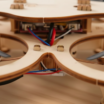 🛩️Kids DIY Wooden Drone Construction Set: Beginner-Friendly & Safe – Build Your Own Drone with STEM Learning!