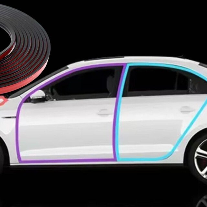 🚗 49% OFF NOW! 🔧 Self-Adhesive Car Door Rubber Sealing Strip – Reduces Noise, Dust-Proof & Easy Installation 🛡️