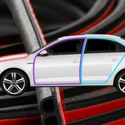 🚗 49% OFF NOW! 🔧 Self-Adhesive Car Door Rubber Sealing Strip – Reduces Noise, Dust-Proof & Easy Installation 🛡️
