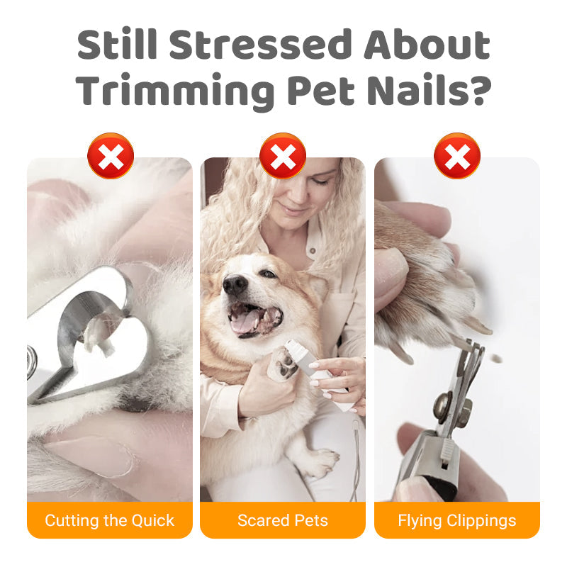 🐕Wooden Pet Nail File with Replaceable Pads