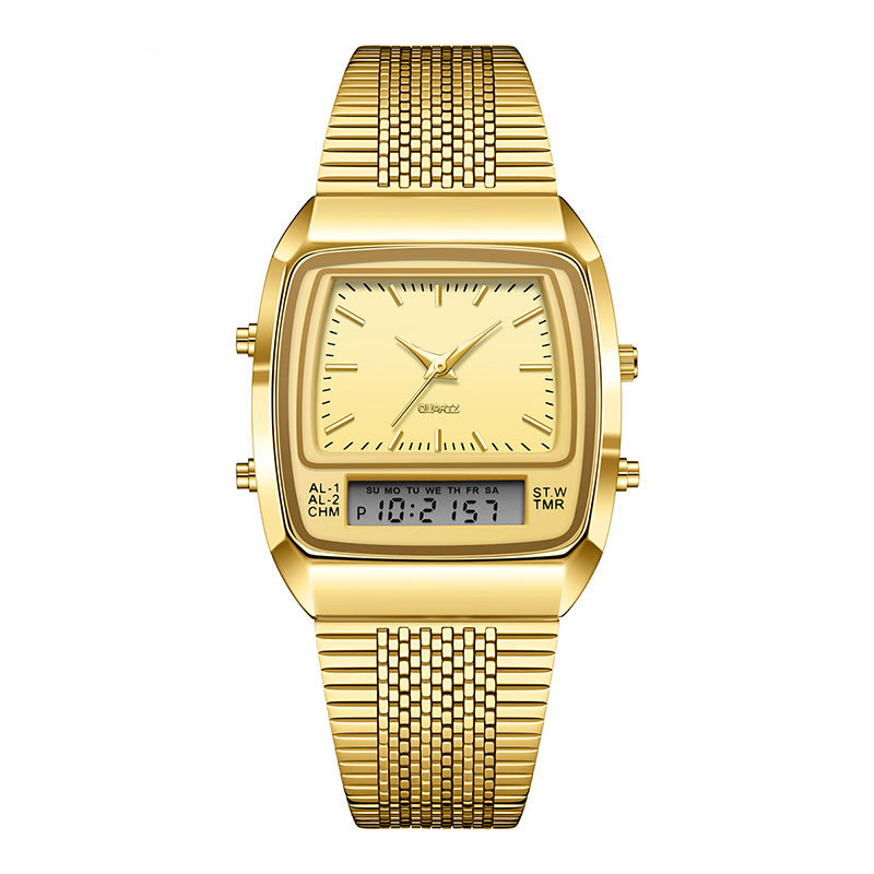 ⌚40% OFF NOW! ✨ Retro Style Square Face Multifunction Watch – Chronograph, Date Display & Classic Design 🕰️