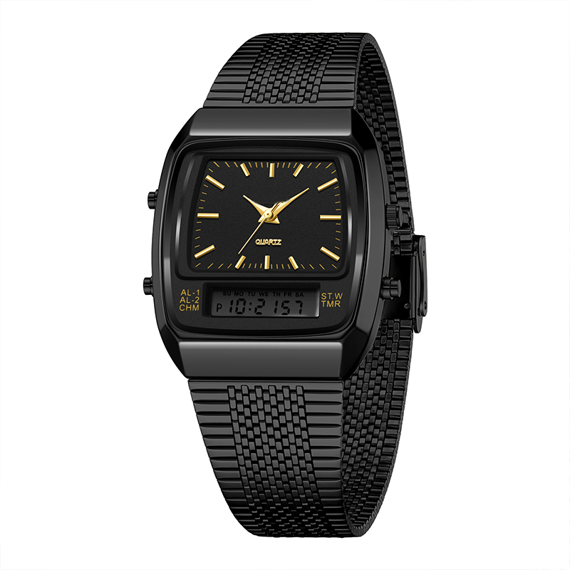 ⌚40% OFF NOW! ✨ Retro Style Square Face Multifunction Watch – Chronograph, Date Display & Classic Design 🕰️