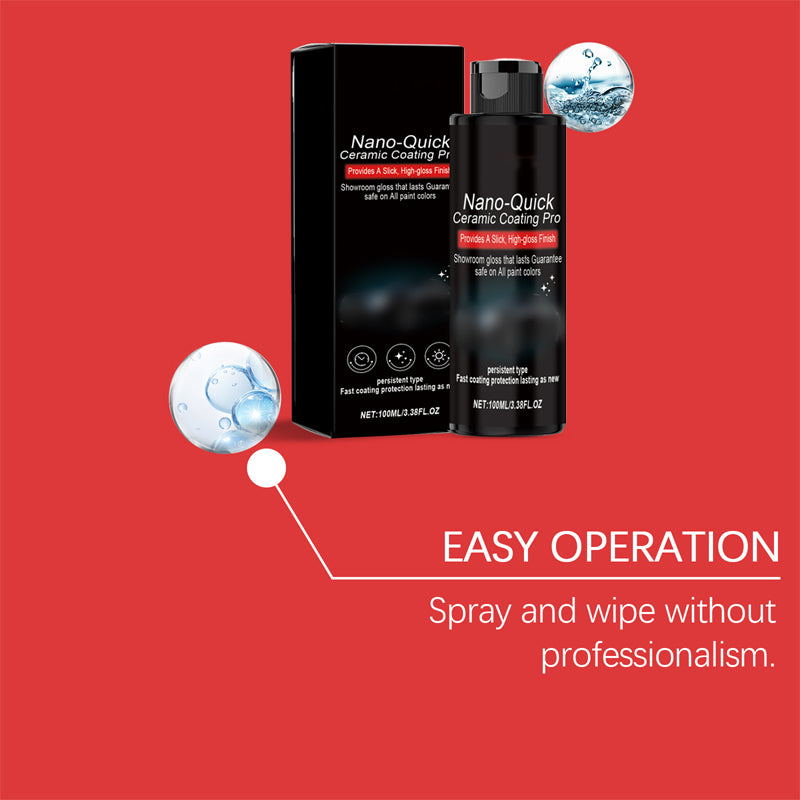 🚗 LIMITED-TIME 30% OFF! 💥 Nano Ceramic Car Detailing Spray – High Gloss, Hydrophobic, Easy Apply ✨