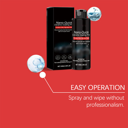 🚗 LIMITED-TIME 30% OFF! 💥 Nano Ceramic Car Detailing Spray – High Gloss, Hydrophobic, Easy Apply ✨