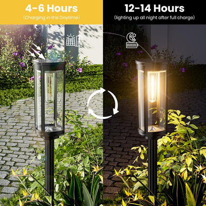☀️  Solar Pathway Lights Outdoor