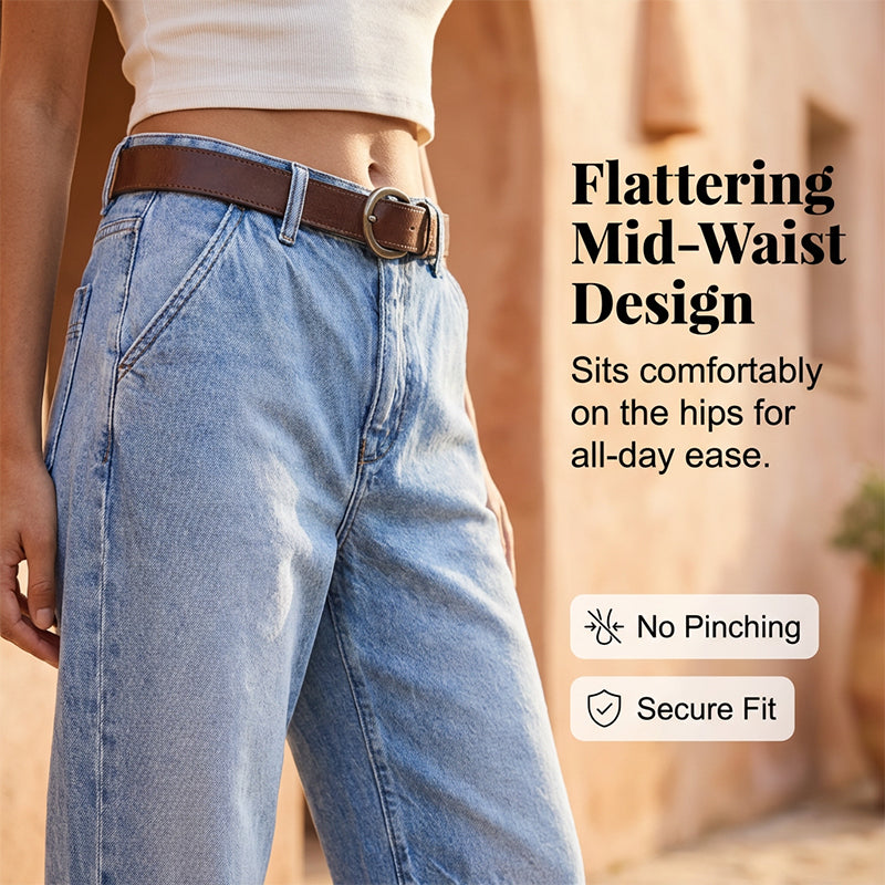 🎁2026 New Arrivals💥Women's High Waisted Cropped Barrel Jeans