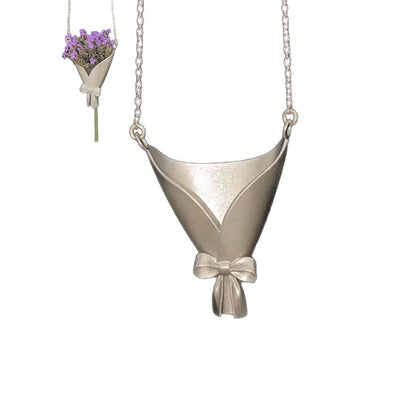 🎁New Arrival 40% OFF💐Flower Bouquet Necklace  – The romantic gift for her 💖🎁【Limited Offer】