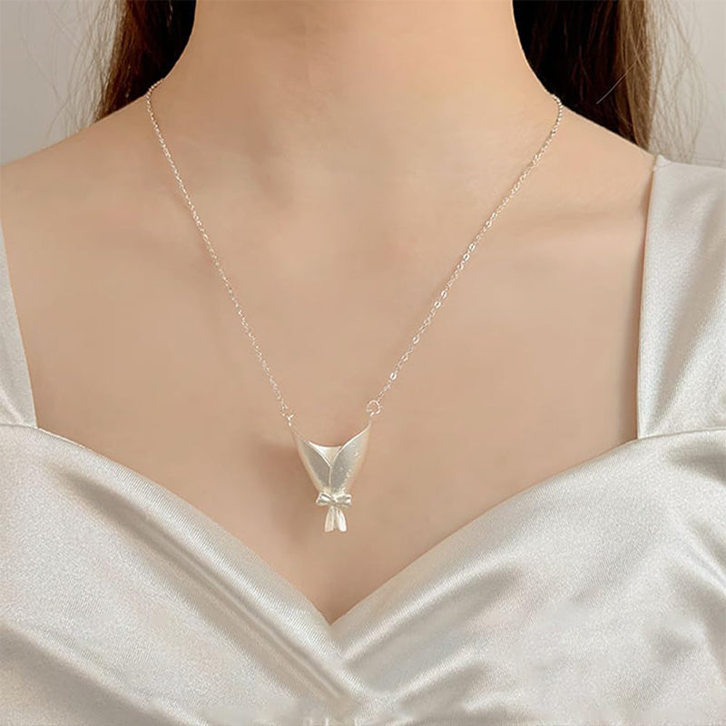🎁New Arrival 40% OFF💐Flower Bouquet Necklace  – The romantic gift for her 💖🎁【Limited Offer】