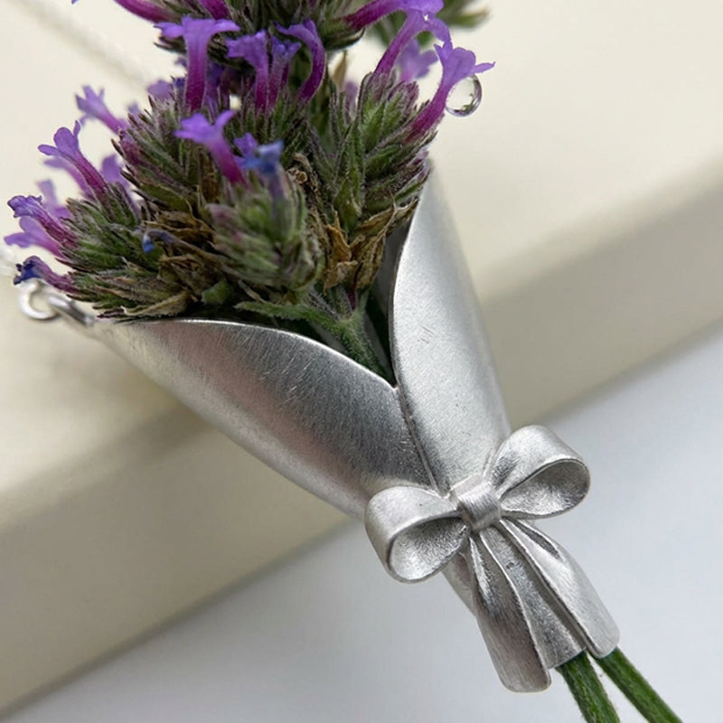 🎁New Arrival 40% OFF💐Flower Bouquet Necklace  – The romantic gift for her 💖🎁【Limited Offer】