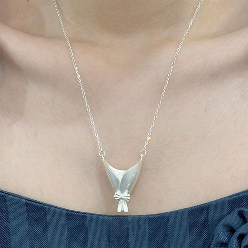 🎁New Arrival 40% OFF💐Flower Bouquet Necklace  – The romantic gift for her 💖🎁【Limited Offer】
