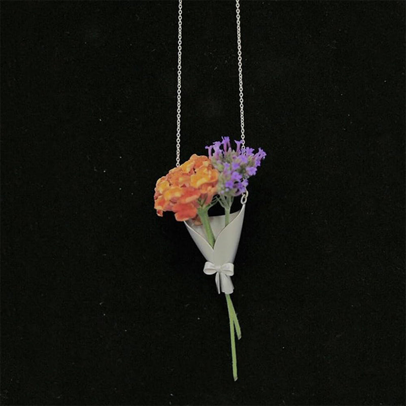 🎁New Arrival 40% OFF💐Flower Bouquet Necklace  – The romantic gift for her 💖🎁【Limited Offer】