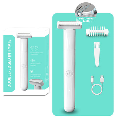 Electric Dual-Sided Waterproof Body Shaver