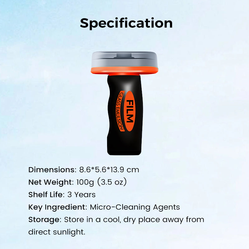 ⏰Auto Glass Side Window Oil Film Removal Cleaner