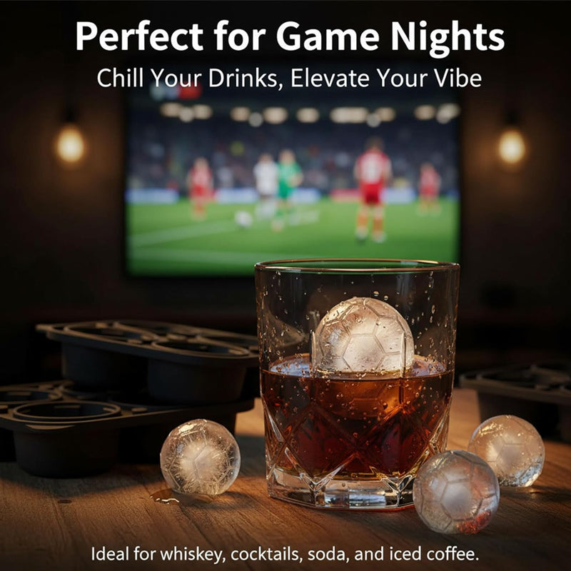 ⚽🏀Football Shape Silicone Ice Ball Mold