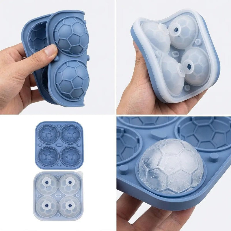 ⚽🏀Football Shape Silicone Ice Ball Mold