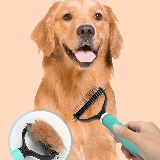 🐶Double-Sided Deshedding Pet Grooming Brush