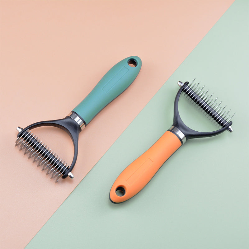🐶Double-Sided Deshedding Pet Grooming Brush