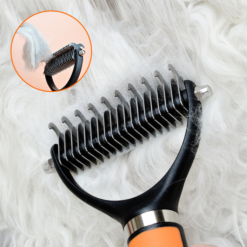 🐶Double-Sided Deshedding Pet Grooming Brush
