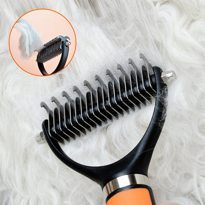 🐶Double-Sided Deshedding Pet Grooming Brush