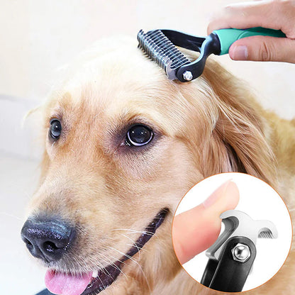 🐶Double-Sided Deshedding Pet Grooming Brush