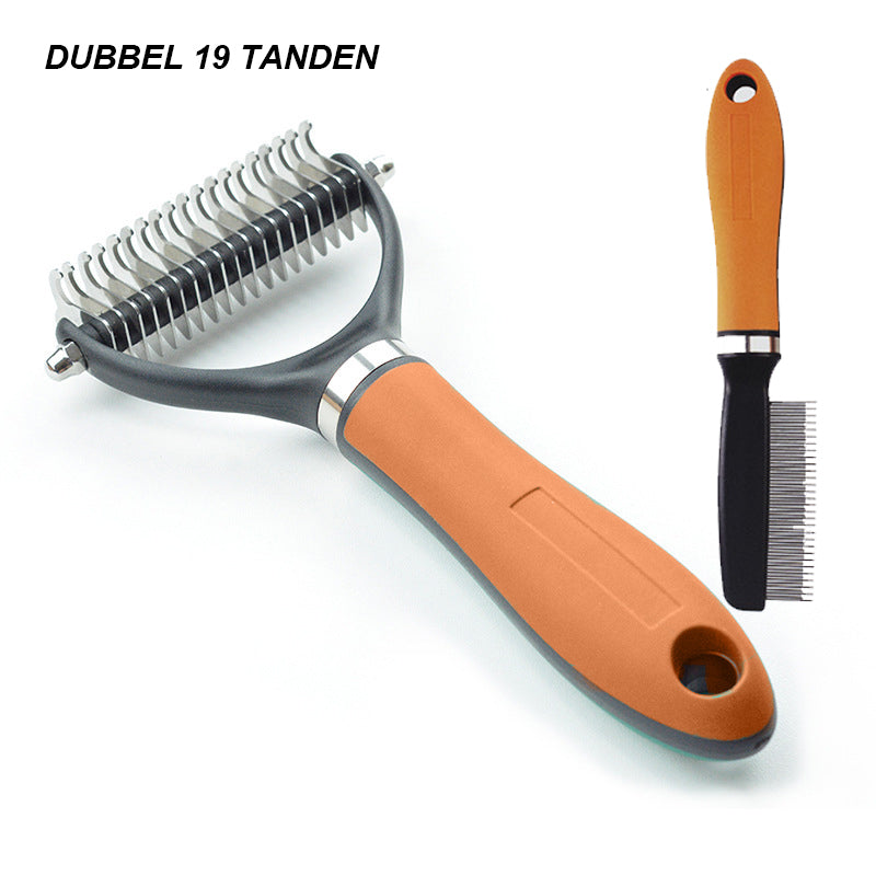🐶Double-Sided Deshedding Pet Grooming Brush