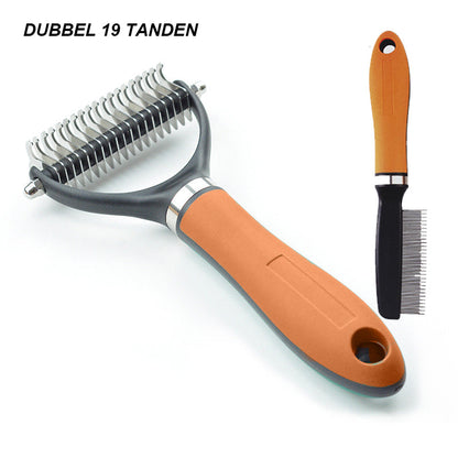 🐶Double-Sided Deshedding Pet Grooming Brush