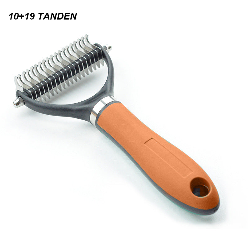 🐶Double-Sided Deshedding Pet Grooming Brush