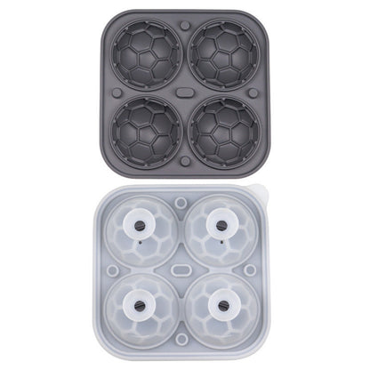📢📢40% OFF!! ⏰ Silicone Soccer Ball Ice Cube Tray – 5.5 cm Cubes, Slow-Melting, Leak-Proof Design, 4 Colors, Perfect for Game Nights & Cocktails 🥂