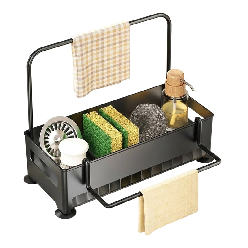 🧽 LIMITED-TIME 30% OFF! ✨ Sink Drain Rack – Organizer, Rust-Proof, Drainage Holes 🍽️