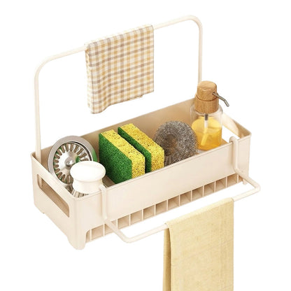 🧽 LIMITED-TIME 30% OFF! ✨ Sink Drain Rack – Organizer, Rust-Proof, Drainage Holes 🍽️