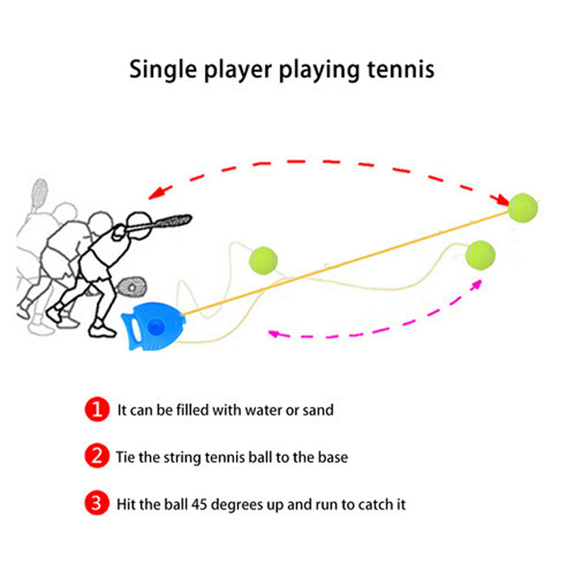 🔥🎾 Portable Solo Tennis Trainer Rebounder – Improve Your Game Anywhere, Anytime 💪✨
