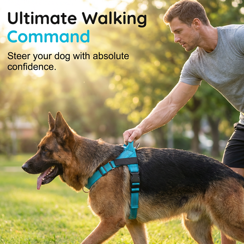 💐49% OFF ! No-Pull Padded Dog Harness – Easy On/Off in Seconds 🐕✨【Limited Offer】