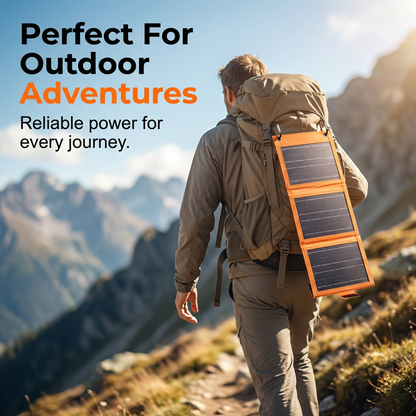 ☀️ LIMITED-TIME 30% OFF! ✨ Portable Solar Panel – Foldable, USB Charging, Weather-Resistant 🎒