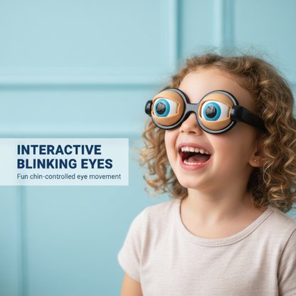 🔥Buy 1 Get 1 Free！！🔥Kids Pull-String Blinking Crazy Glasses