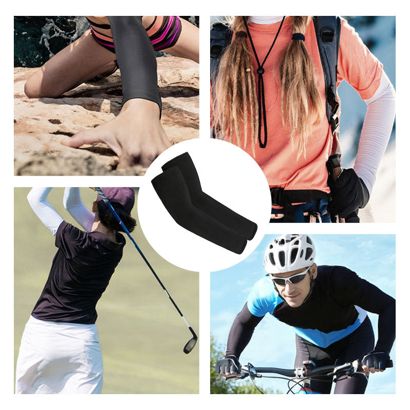 ☀️ BUY MORE SAVE MORE 🎁 Sporty Cooling Compression Sleeves with UV Protection – Cool, Protective, and Perfect for Outdoor Sports 🏃‍♂️