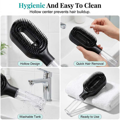🪮💦Last Day Special Price🔥Anti-Static Hair Brush with Built-in Sprayer