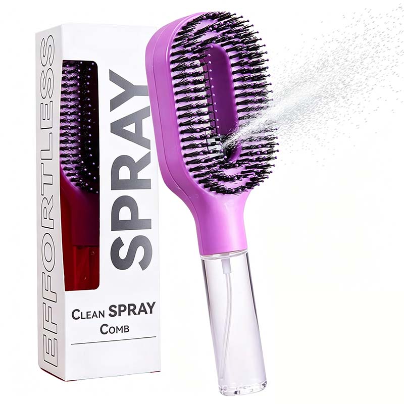 🪮💦Last Day Special Price🔥Anti-Static Hair Brush with Built-in Sprayer