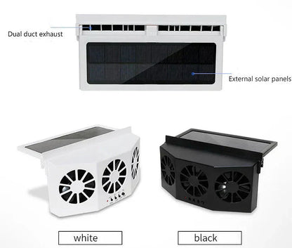 🚗 Solar Car Cooling Fan – Ventilation &amp; Fresher Air in the Car 🌿
