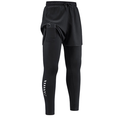 🏃‍♂️ LIMITED-TIME 40% OFF! ✨ Men's 2-in-1 Running Tights with Shorts – Compression, Quick-Dry ✨