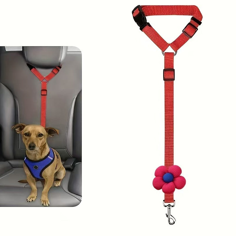 🎁2-in-1 Dog Car Seat Belt & Walking Leash