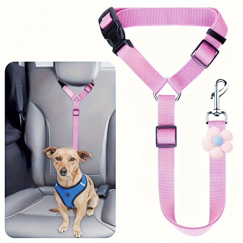 🎁2-in-1 Dog Car Seat Belt & Walking Leash