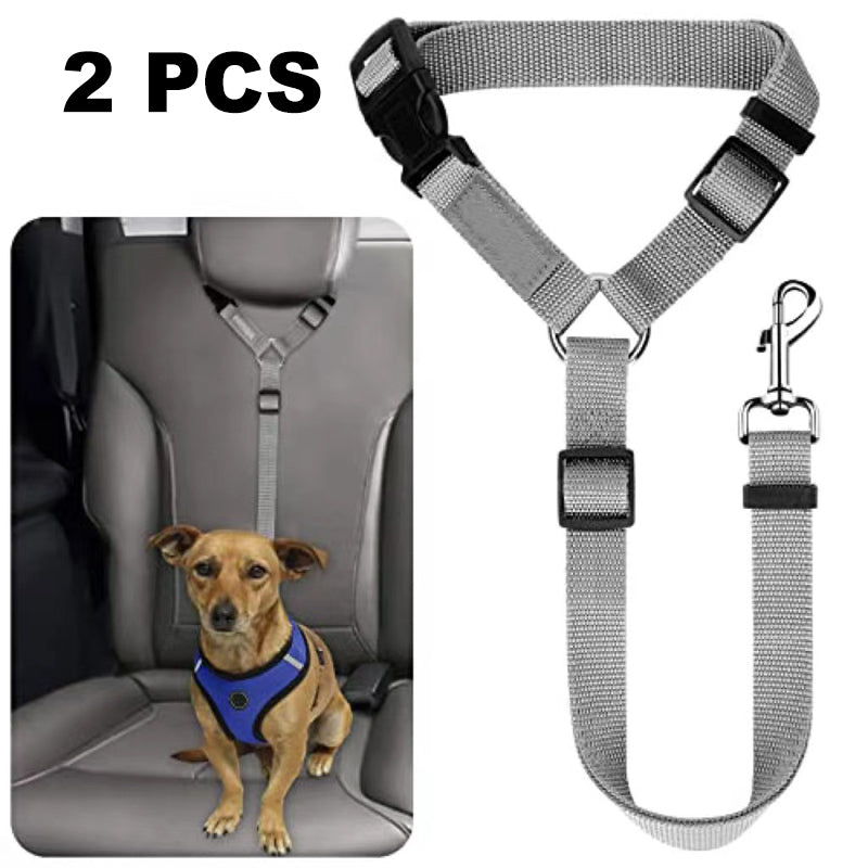 🎁2-in-1 Dog Car Seat Belt & Walking Leash